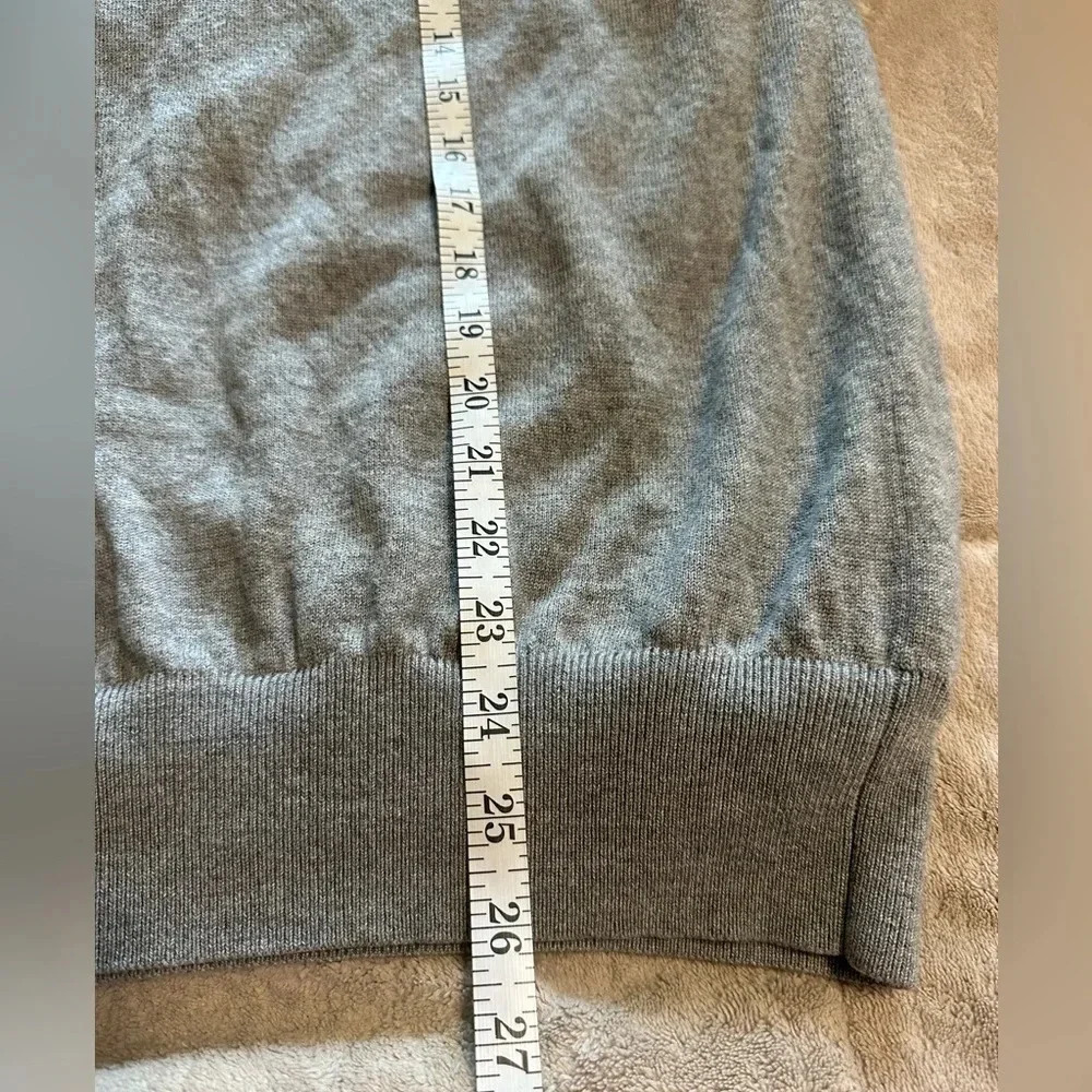 Fairway & Greene Quarter Zip 100% Wool Sweater Size Medium Italian Merino - Picture 5 of 6